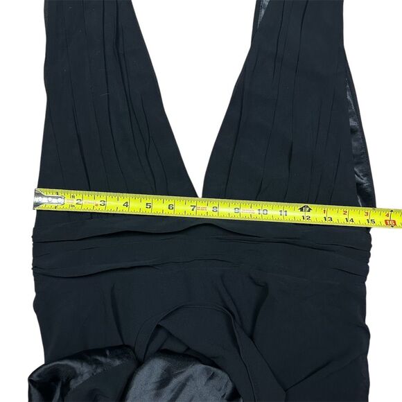 NWT Lulus Women's Amazing Evening Black Tiered Maxi Dress Formal Size L - Picture 7 of 10